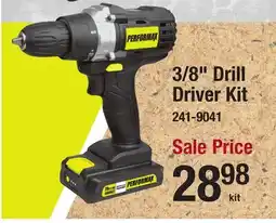 Menards 3/8 Drill Driver Kit offer