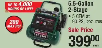 Menards 5.5-Gallon 2-Stage offer