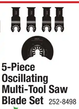 Menards 5-Piece Oscillating Multi-Tool Saw offer