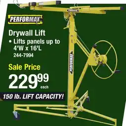 Menards Drywall Lift offer