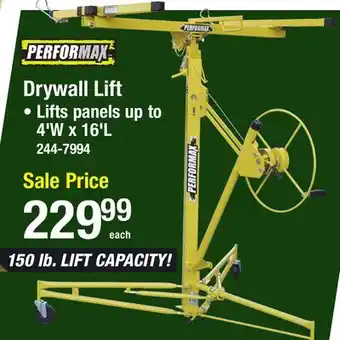 Menards Drywall Lift offer