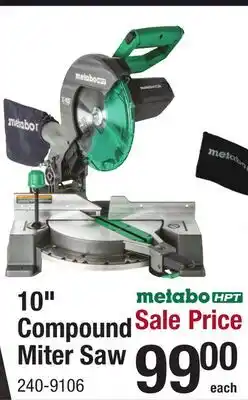 Menards 10 Compound Miter Saw offer