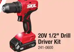 Menards 20V 1/2 Drill Driver Kit offer