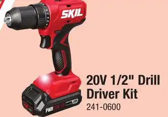 Menards 20V 1/2 Drill Driver Kit offer