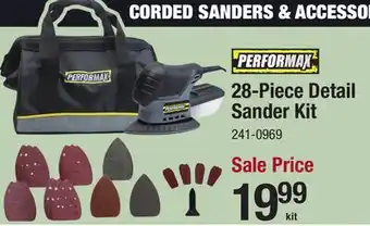Menards 28-Piece Detail Sander kit offer