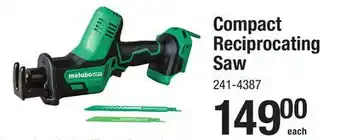 Menards Compact Reciprocating Saw offer
