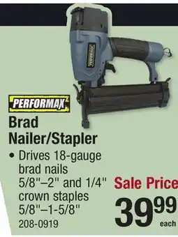 Menards Brad Nailer/Stapler offer