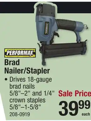 Menards Brad Nailer/Stapler offer