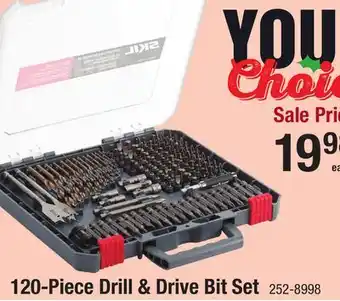 Menards 120-Piece Drill & Drive Bit Set offer