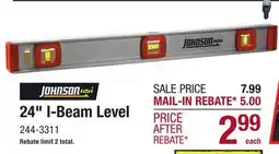 Menards 24 I-Beam Level offer