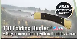Menards 110 Folding Hunter offer