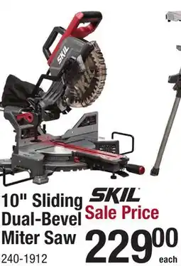 Menards 10 Sliding Dual-Bevel Miter Saw offer