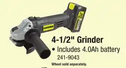 Menards 4-1/2 Grinder offer