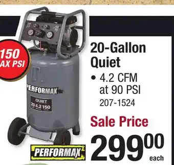 Menards 20-Gallon Quiet offer