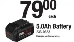 Menards 5.0Ah Battery offer