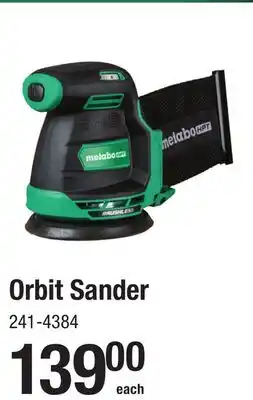 Menards Orbit Sander offer