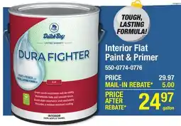 Menards Interior Flat Paint & Primer offer
