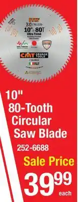 Menards 10 80-Tooth Circular Saw Blade offer