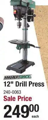 Menards 12 Drill Press offer