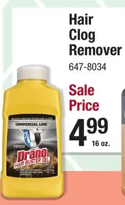 Menards Hair Clog Remover offer