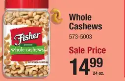 Menards Whole Cashews offer