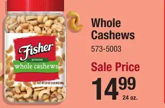 Menards Whole Cashews offer