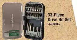 Menards 33-Piece Drive Bit Set offer