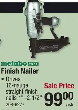 Menards Finish Nailer offer