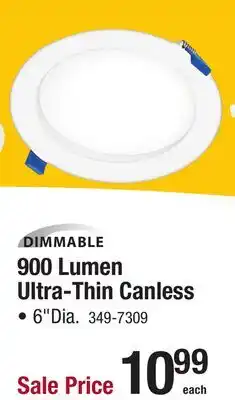Menards 900 Lumen Ultra-Thin Canless offer