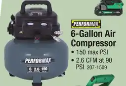 Menards 6-Gallon Air Compressor offer