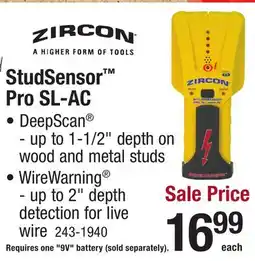 Menards StudSensor Pro SL-AC offer