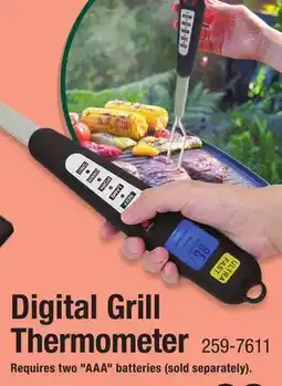Menards Digital Grill Thermometer offer