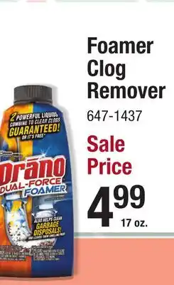 Menards Foamer Clog Remover offer