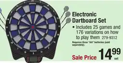 Menards Electronic Dartboard Set offer