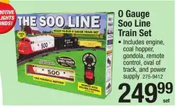 Menards O Gauge Soo Line Train Set offer