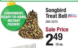 Menards Songbird Treat Bell offer