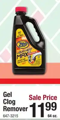 Menards Gel Clog Remover offer
