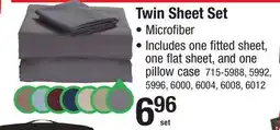 Menards Twin Sheet Set offer