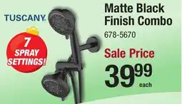 Menards Matte Black Finish Combo offer