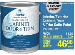 Menards Interior/Exterior Cabinet, Door & Trim Satin Paint offer