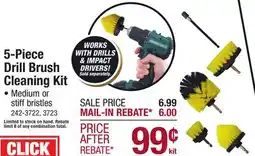 Menards 5-Piece Drill Brush Cleaning Kit offer