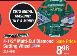 Menards 4-1/2 Multi-Cut Diamond Cutting Wheel offer
