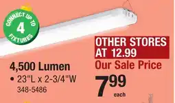 Menards 4,500 Lumen Lights offer