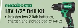 Menards 18V 1/2 Drill Kit offer