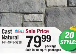 Menards Cast Natural offer