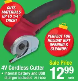 Menards 4V Cordless Cutter offer