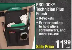 Menards PROLOCK Technician Plus Pouch offer