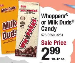 Menards Whoppers or Milk Duds Candy offer
