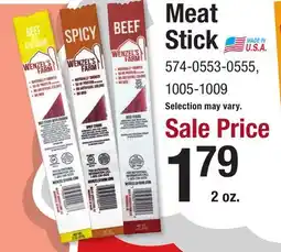 Menards Meat Stick offer