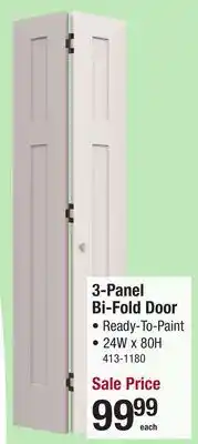 Menards 3-Panel Bi-Fold Door offer